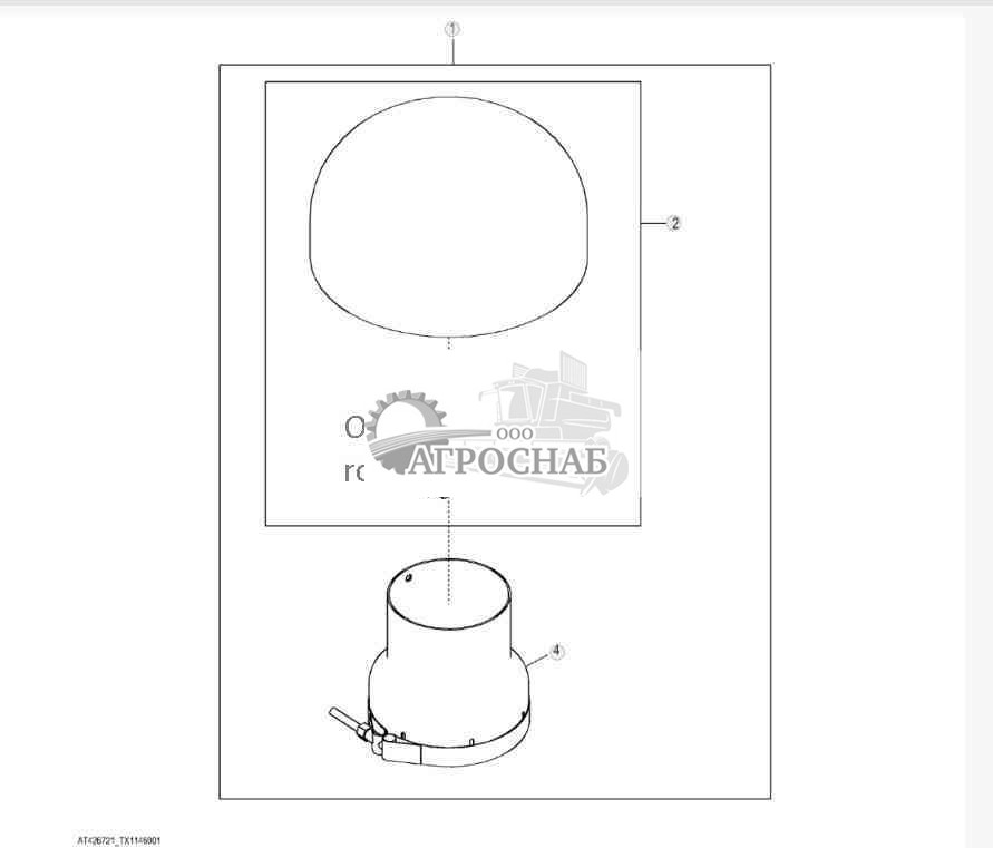 Комплект предварительного очистителя воздуха 